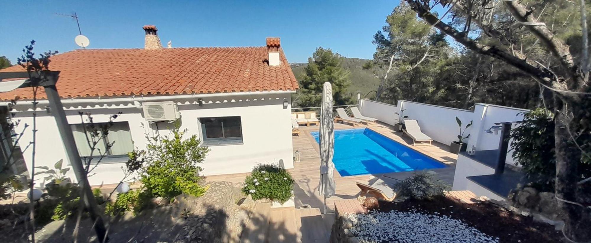 Villa Avril Piscina Privada Y Amplias Terrazas Olivella Exterior foto